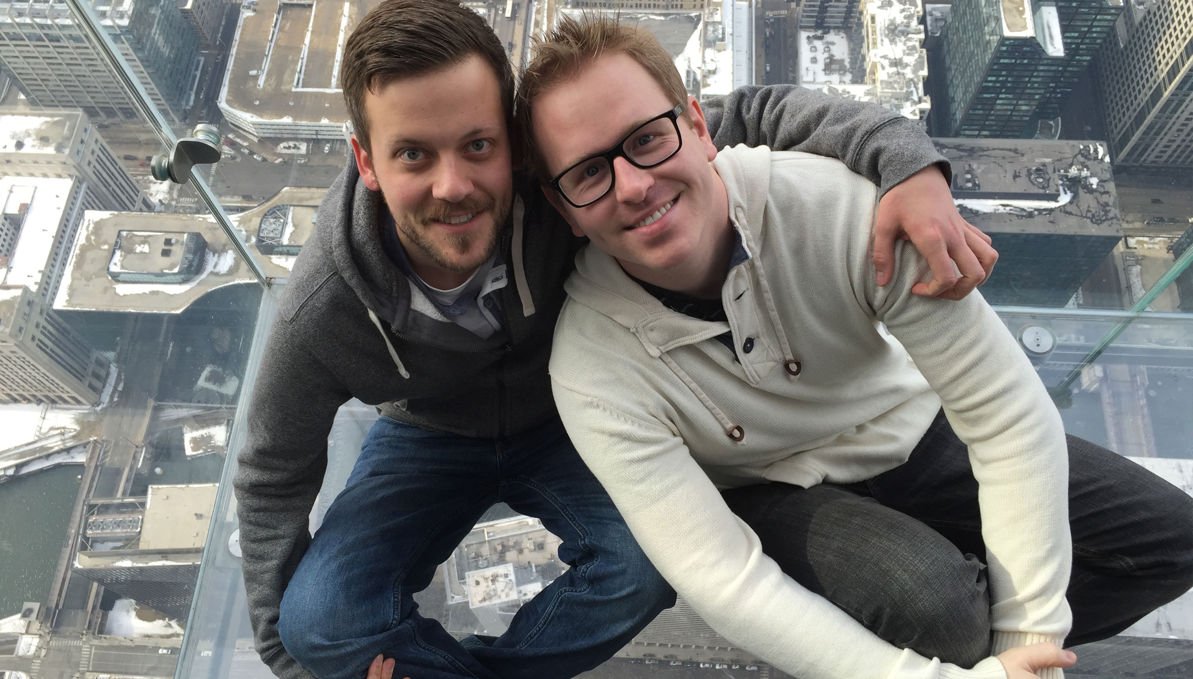 Taylor and Mike visit the Willis Tower in Chicago